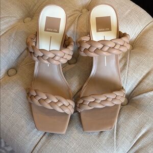 Dolce Vita Nude Braided Women's Sandals